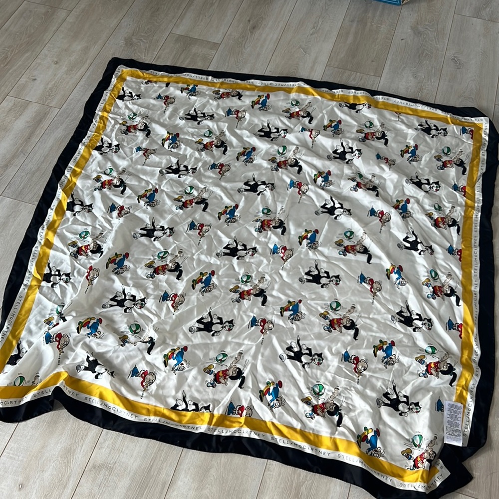 Large Stella McCartney silk scarf